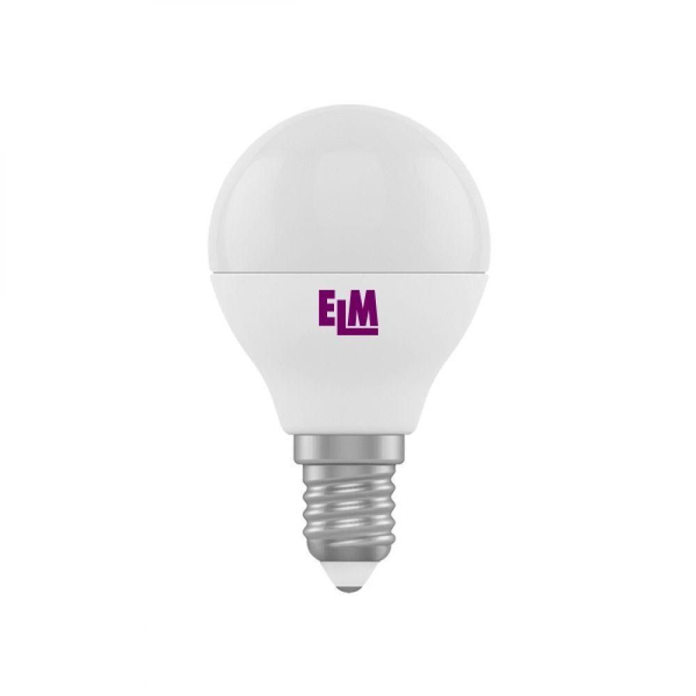 Світлодіодна лампа ELM D45 4W PA11 E14 4000 ELM (18-0016) Білий