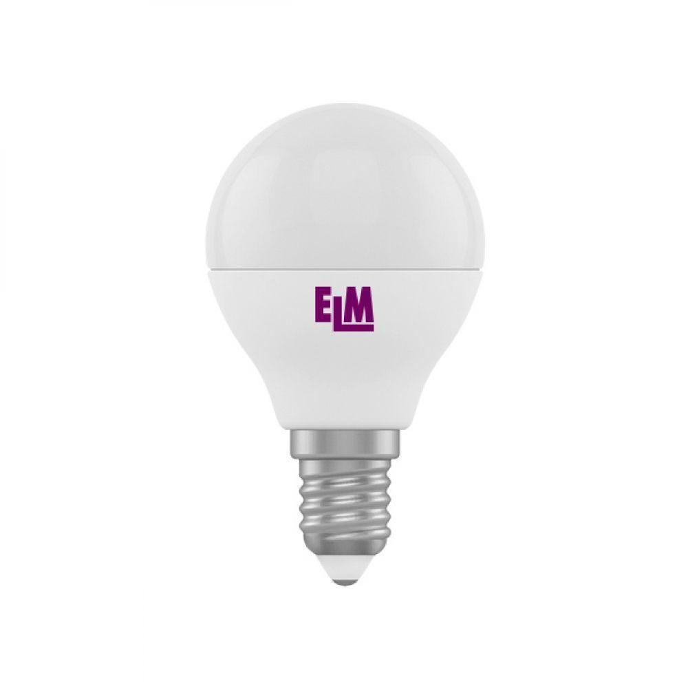 Світлодіодна лампа ELM D45 5 W PA10L E14 3000 (18-0072) Тепло-білий