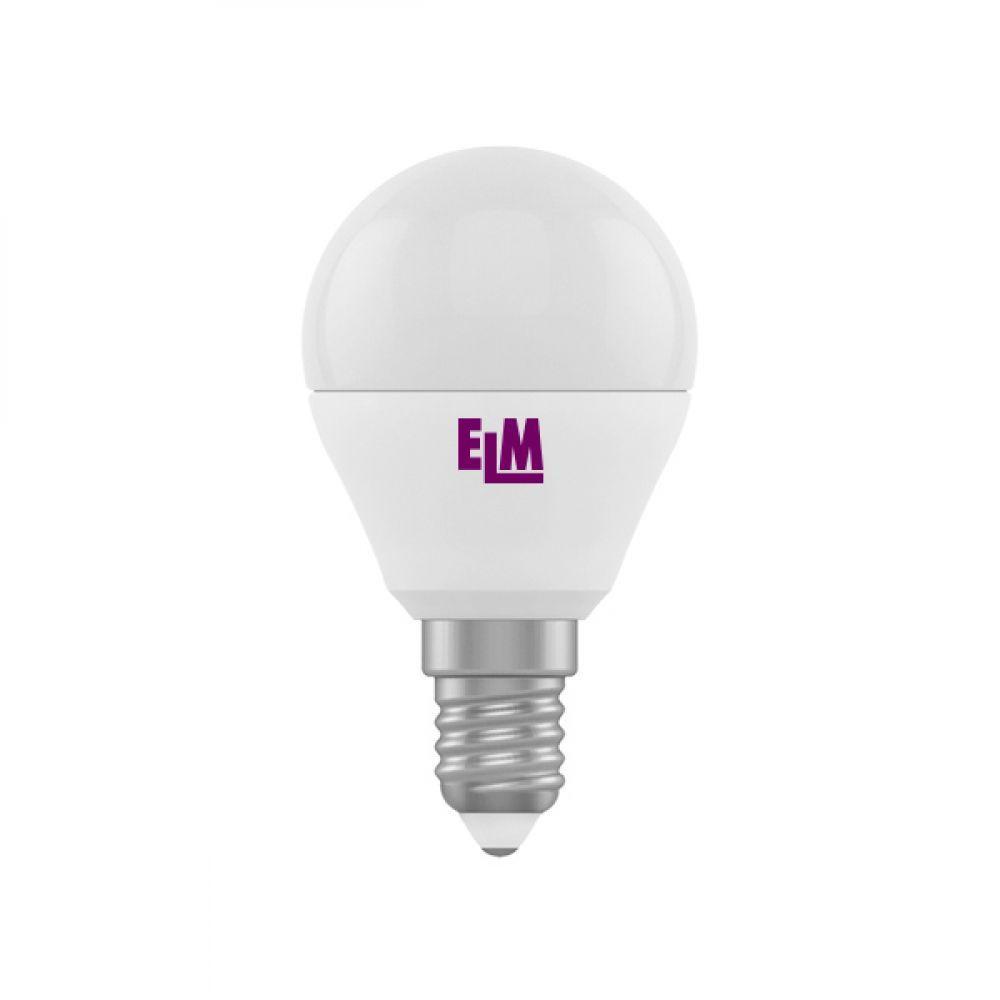 Світлодіодна лампа ELM D45 6 W PA10 E14 4000 ELM (18-0014) Білий