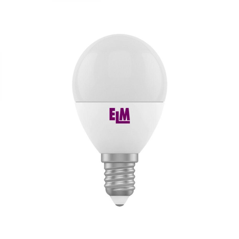 Світлодіодна лампа ELM D45 6 W PA11 E14 4000 ELM (18-0032) Білий