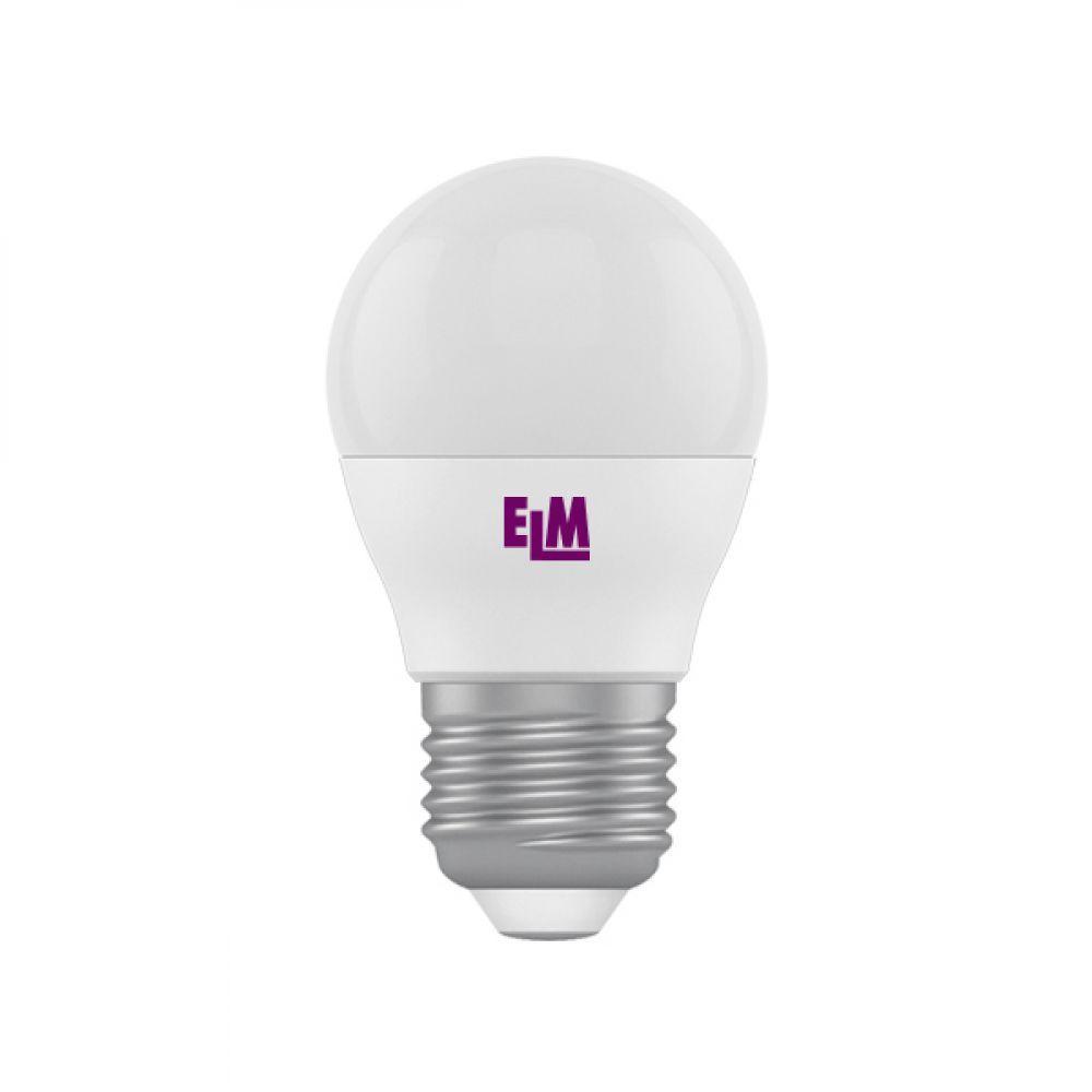 Світлодіодна лампа ELM D45 6 W PA10L E27 3000 (18-0134) Тепло-білий