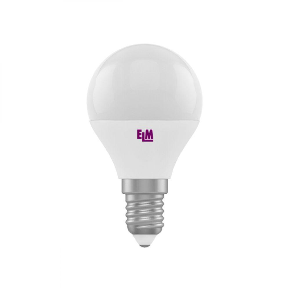 Світлодіодна лампа ELM D45 7 W PA10L E14 4000 (18-0114) Тепло-білий
