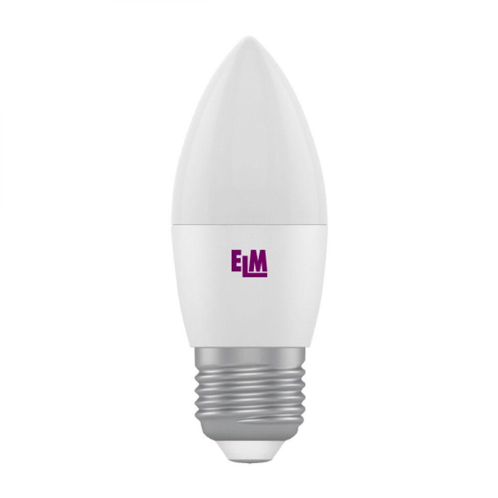 Світлодіодна лампа ELMС37 4W PA10 E27 4000 ELM (18-0079) Білий