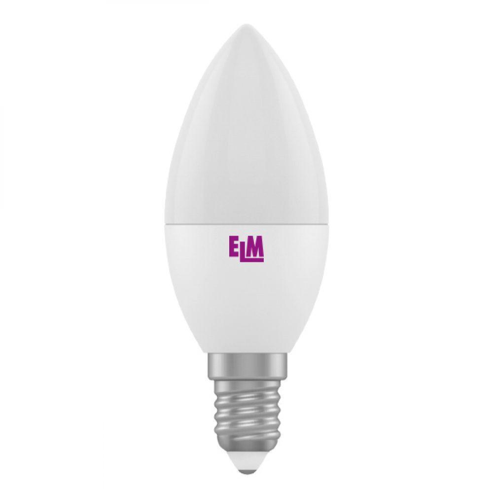 Світлодіодна лампа ELMС37 5W PA10L E14 4000 (18-0069) Білий