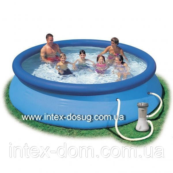 Надувний басейн Intex Easy Set Pool intex 56422 (366х76 див. ) + насос київ