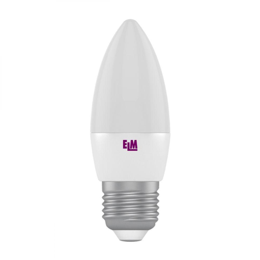 Світлодіодна лампа ELM C37 7W PA10L E27 3000 (18-0111) Тепло-білий