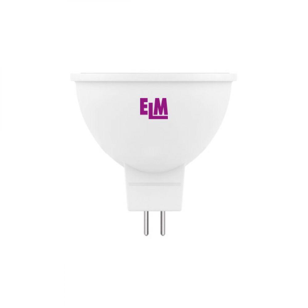 Світлодіодна лампа ELM MR16 3.5 W PA10L GU5.3 4000 120 г. (18-0065) Білий