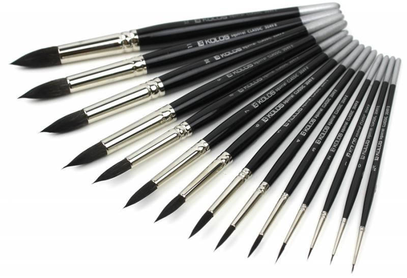 

Кисть - KOLOS Белка кругл Classic 3049R к.р.