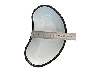 ЛОЕ-260 Лоток кусоподібний емальований 260х140х40 мм., фото 2