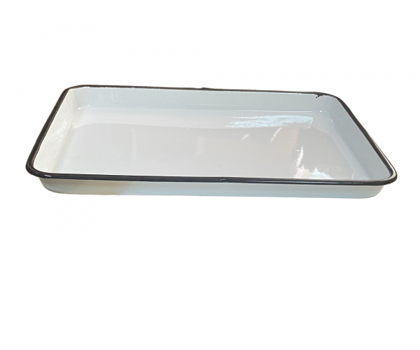 ЛУЕ-400 Лоток прямокутний емальований 400 х 300 х 35 мм