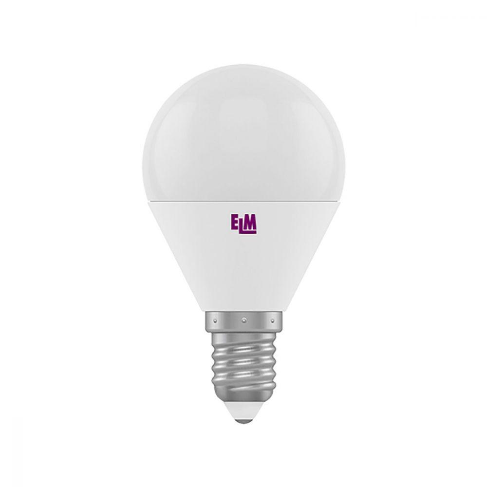 Світлодіодна лампа ELM D45 7 W PA10 E14 4000 (18-0164) Білий