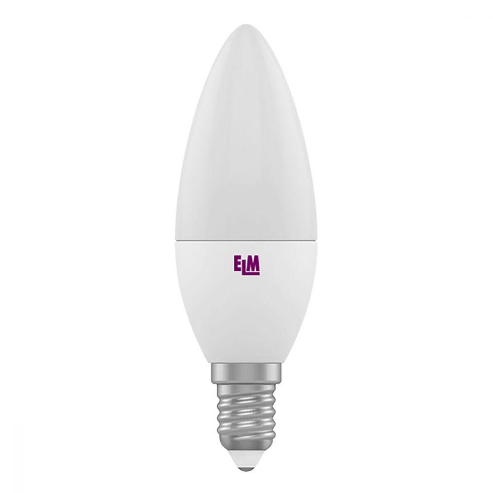 Світлодіодна лампа ELM C37 7W PA10 E14 3000 (18-0160) Тепло-білий