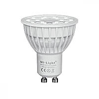 Світлодіодна лампочка спотлайт MiLight MR16 GU10 4 Вт ССT + RGB (2700-6500 K) 220V