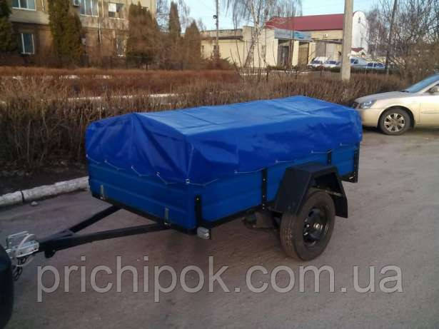 Тент пвх на легковий причіп росич 2,16*1,35