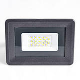 Світлодіодний прожектор Venom driver on board SMD 20ВТ 6000-6500 K 220V Standart Slim Холодно-білий, фото 4