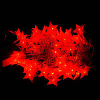 Гірлянда світлодіодна VENOM "Зірка" 50 LED Червоний, білий дріт (LS-C-STAR-50LED-WC-R) Червоний