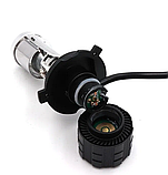 Світлодіодні LED лінзи H7, Mini bi Led 72W / 5000 K White/Yelow, фото 5