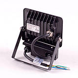 Світлодіодний прожектор Venom SMD 10 Вт Standart 6500 K з датчиком руху Холодно-білий (S4-SMD-10-Slim-S), фото 3