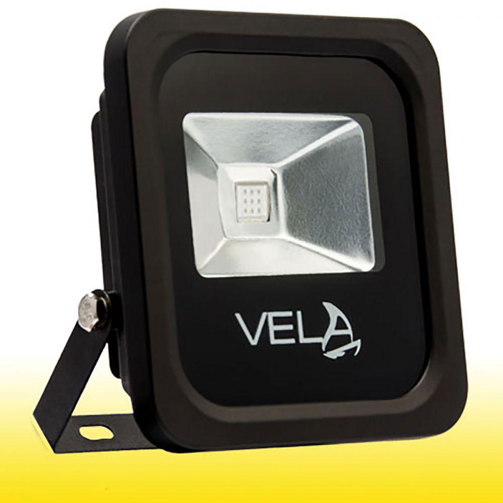 Світлодіодний прожектор VELA LED COLOR 10ВТ 220 V IP66 560-600nm жовтий (120-0404-00005) Жовтий, фото 1