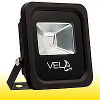 Світлодіодний прожектор VELA LED COLOR 10ВТ 220 V IP66 560-600nm жовтий (120-0404-00005) Жовтий