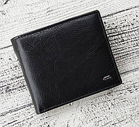 Чорний чоловічий гаманець Dr.BOND для грошей та карток, із затискачем для купюр, чоловічий гаманець на магнітах