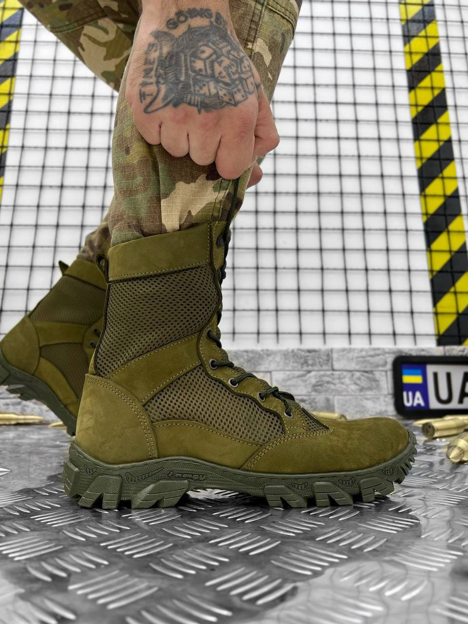 Летние Тактические Ботинки Олива Сетка Военные Ботинки Лето с Сеткой 46 ...