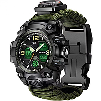 Мужские, военные тактические часы Besta Life Pro с компасом и таймером, военно-спортивные наручные часы зсу