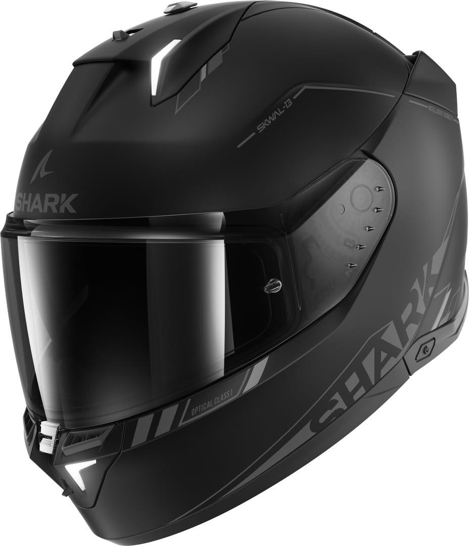 Мотошолом Shark Skwal i3 Black Matt - LED