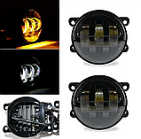 Протитуманна фара птф туманки Ford Focus Fusion Renault Opel Nissan, фото 3