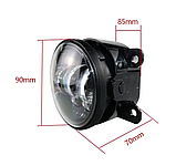 Протитуманна фара птф туманки Ford Focus Fusion Renault Opel Nissan, фото 5