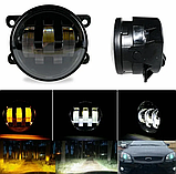 Протитуманна фара птф туманки Ford Focus Fusion Renault Opel Nissan, фото 6