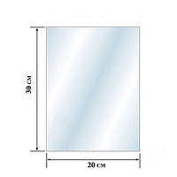 Прозорий поліпропіленовий без липкого краю розмір 20х30 щільність 25мкр 1000шт./уп.