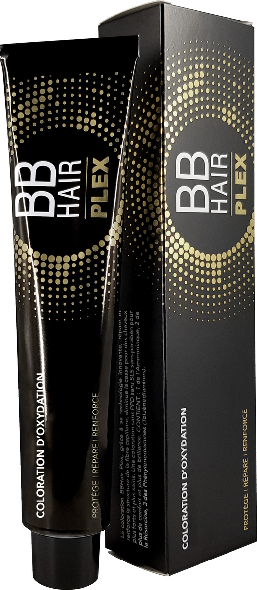 Стійка Безаміачна Фарба BB Hair Plex 4*22 Шатен Ірисовий Інтенсивний 100 мл