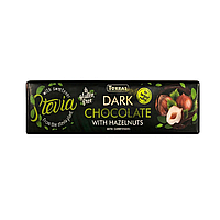 Шоколад Torras Dark Chocolate with Hazenuts with Stevia без глютена без сахара 300 g