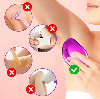 Кристал для видалення волосся рожевий