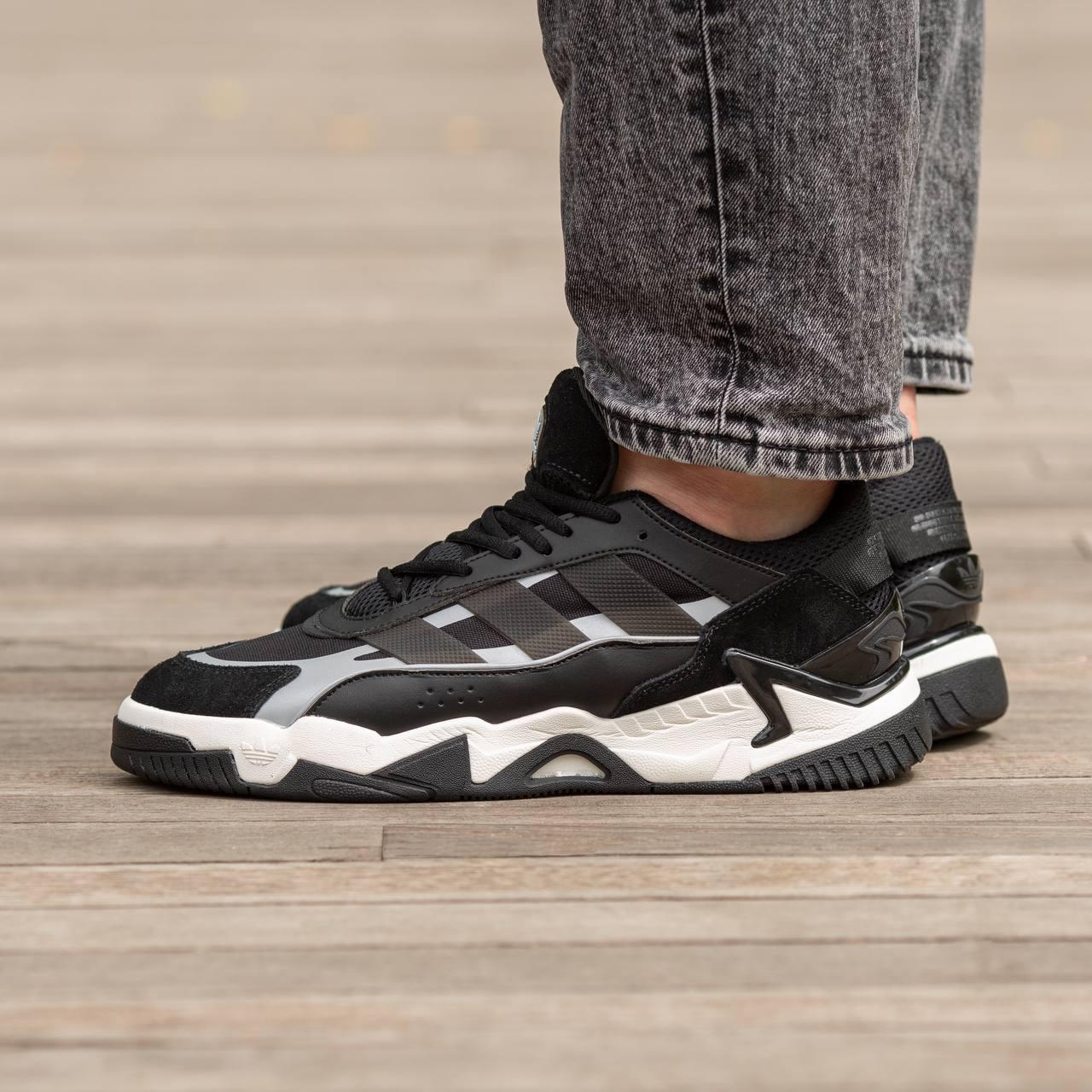 Класні кроссівки чоловічі Adidas Niteball. Стильні чоловічі кросси Адідас Найтболл на кожен день., фото 1