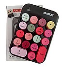 Цифрова USB-клавіатура AK18 бездротова Num Pad. Числовий блок на батарейках, фото 9