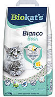 Бентонитовый наполнитель для кошачьего туалета Biokats Bianco Fresh 10 кг