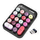 Цифрова USB-клавіатура AK18 бездротова Num Pad. Числовий блок на батарейках, фото 4