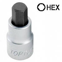 Головка бита HEX (6-гр.) 1/2" H4 L55 мм TOPTUL BCDA1604