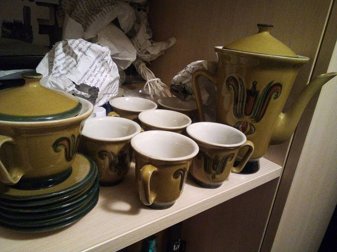 Старий радянський чайний сервіз на 6 персон