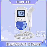 Доплер фетальний Baby Sound C датчик 3 МГц із великим дисплеєм, записуванням показників