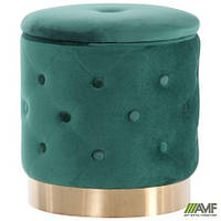 Пуф Janett Green / Golden Chrom AMF