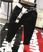Чорні джинси на хлопчика рр 90-130 Джинси хлопчику Стильні джинси