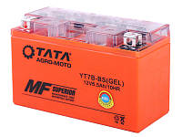 Аккумулятор 7АH MOTO 12N7BL-BS OUTDO гелевый 150*65*95mm оранжевый