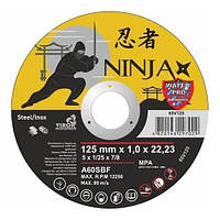 Диск (круг) отрезной 125х1х22 мм NINJA 65V125