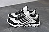 Чоловічі літні кросівки Adidas Terrex White Black Взуття Адідас Терекс білі з чорним сітка текстиль легкі дихаючі весна літо, фото 3