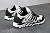 Чоловічі літні кросівки Adidas Terrex White Black Взуття Адідас Терекс білі з чорним сітка текстиль легкі дихаючі весна літо, фото 10