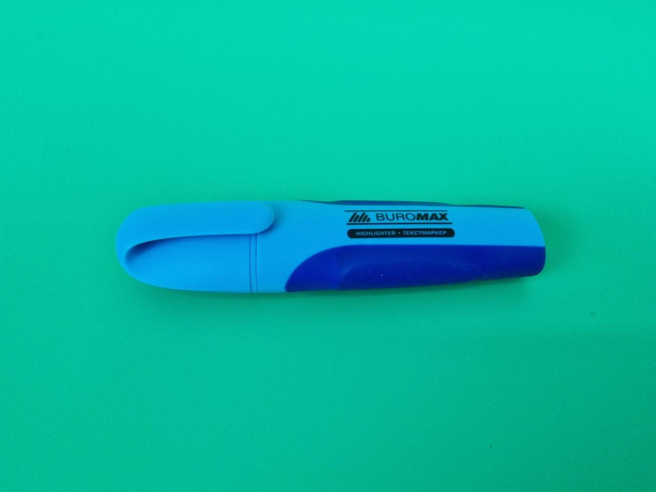 Текстовий роздільник фрюрисц. "Buromax BM. 8904-02 NEON" СИНІЙ (1 шт.), фото 1