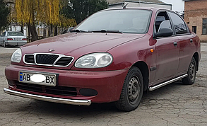 Пороги бічні труба без накладок  Daewoo Lanos (1998+) D 60